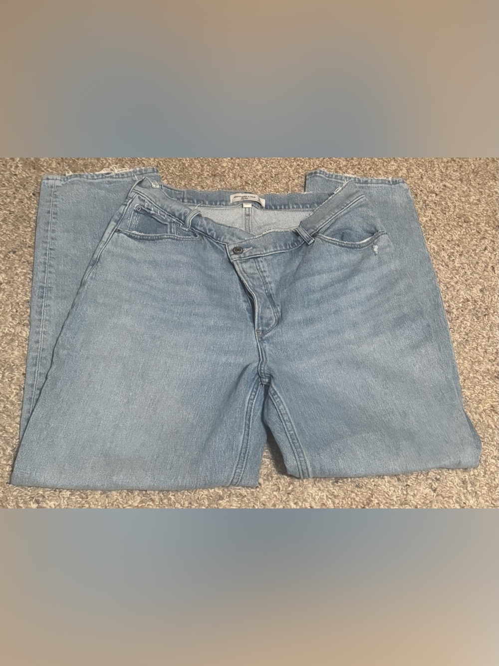 Abercrombie & Fitch The Dad High Rise Curve Love Jeans